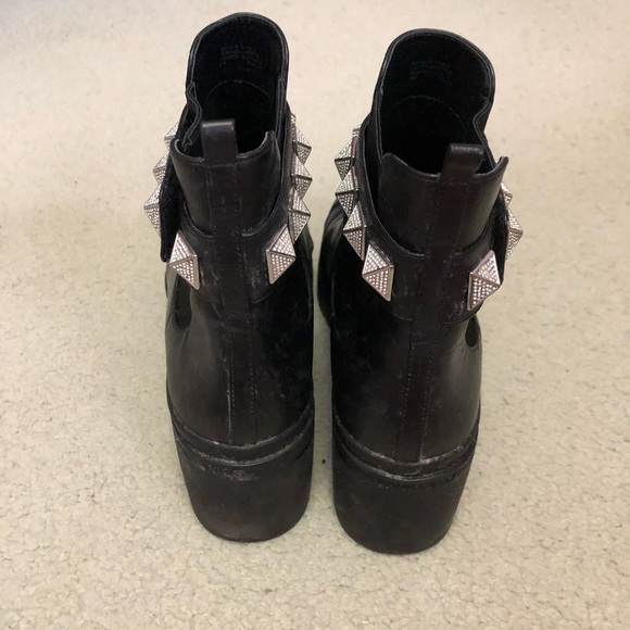 Michael Kors black leather boots - Picture 2 of 4